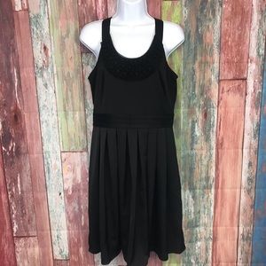 LOFT silky black Dress